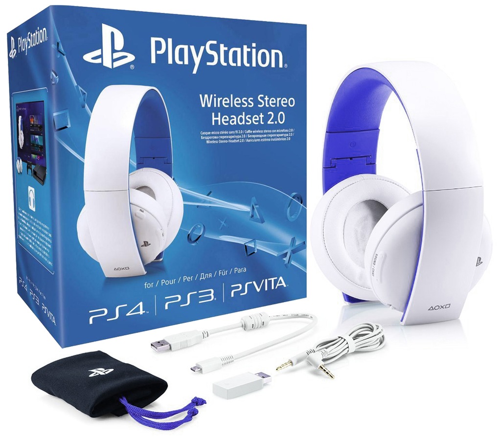 SONY WIRELESS STEREO HEADSET 2.0 PS4 PS3 SŁUCHAWKI