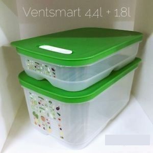 TUPPERWARE ZESTAW Ventsmart 4,4l + 1,8L Szklarnia