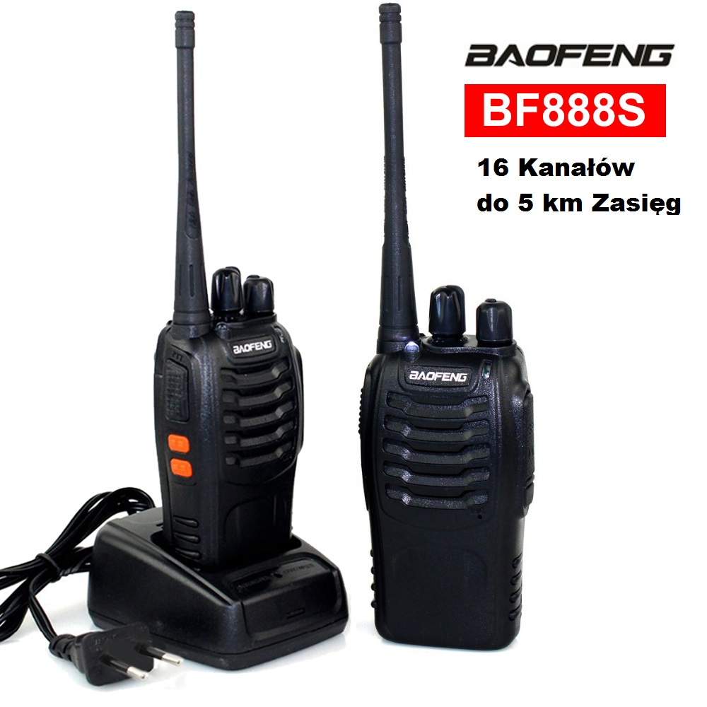 Radiotelefon Baofeng BF-888S 2018 3sztuki PMR UHF