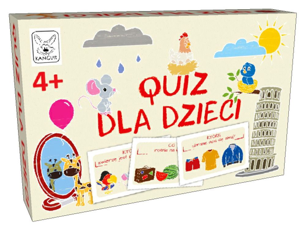 QUIZ DLA DZIECI Karciana RODZINNA 100 Pytań DZIECI - 7162951355 ...