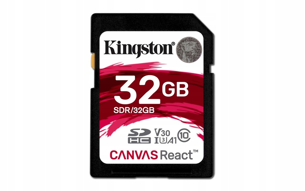 NOWA Karta KINGSTON SD 32GB CanvasReact 100MB/s A1