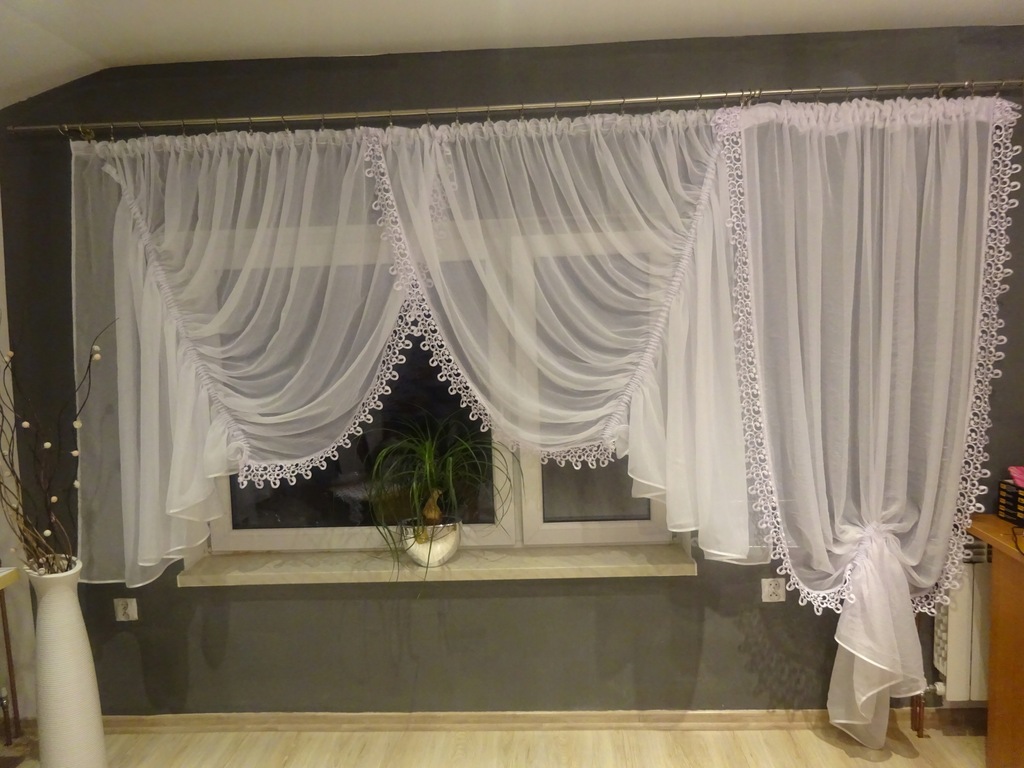 firana balkonowa,gipiura -szerokość -8m
