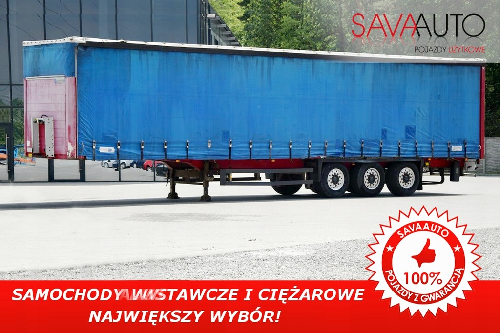 SCHMITZ CARGOBULL SCS24* FIRANKA*OŚ PODNOSZONA*