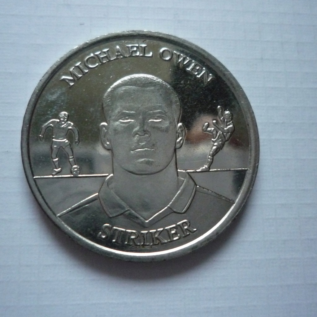 Numizmat Michael Owen 2004 Anglia Piłka nożna -N43