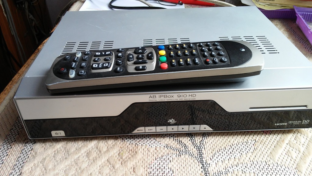 TUNER AB IPbox 910 HD, E2 na HDD40GB, Hiperion 5,5