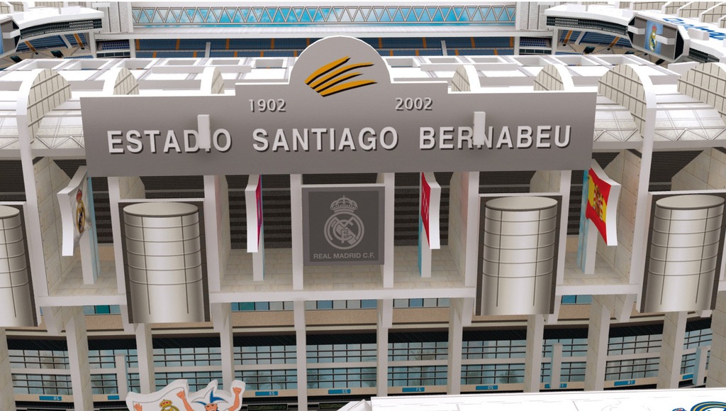 REAL MADRYT PUZZLE 3D stadion Santiago Bernabeu ...