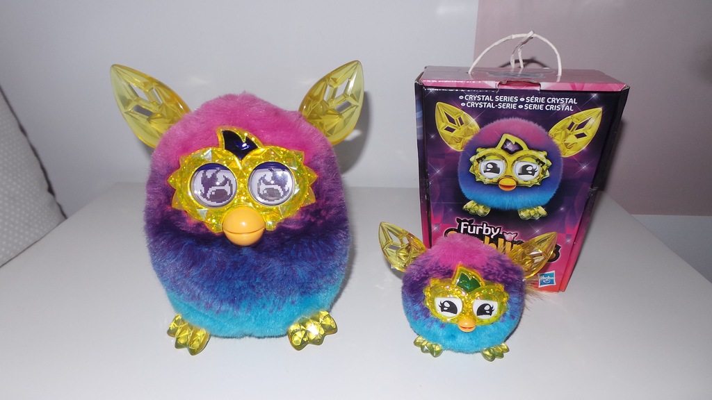 Furby kryształowy+Furblings POLSKU 100% sprawny 