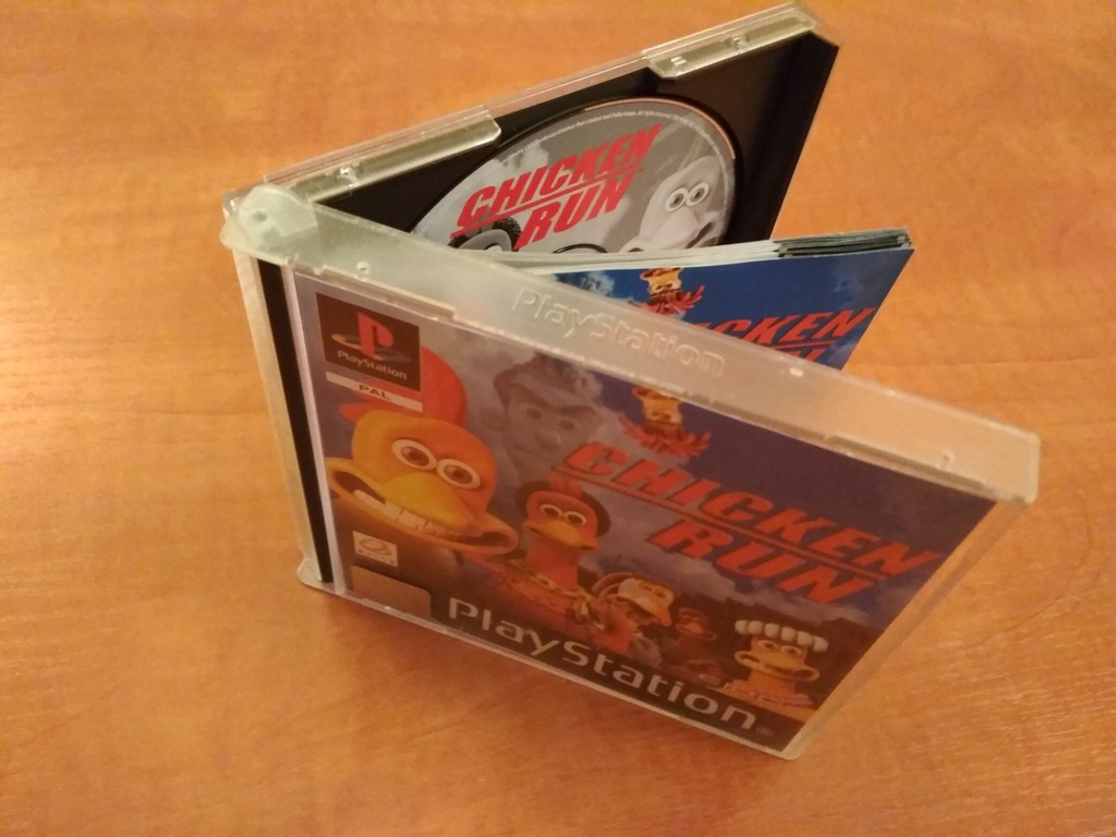 CHICKEN RUN uciekające kurczaki gra PSX PS1