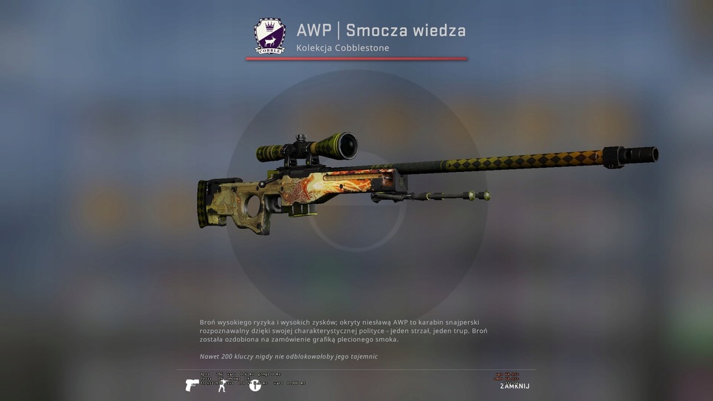 SKIN CS:GO AWP | Smocza wiedza