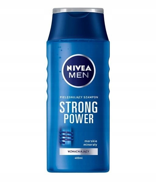 NIVEA MEN PIELĘGNUJĄCY SZAMPON STRONG POWER 400ML