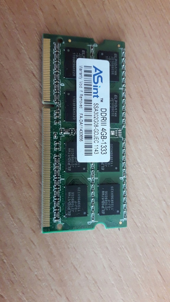 Kości Ram DDR3 4GB-1333
