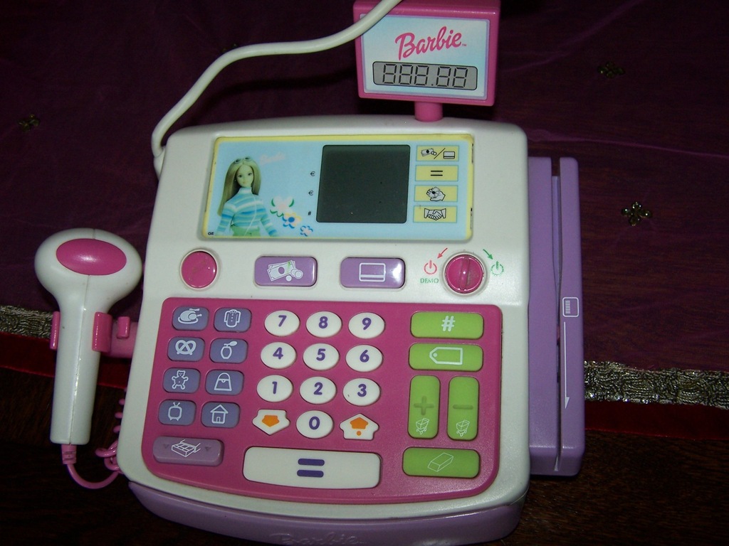 Barbie kasa sklepowa mówi po niemiecku