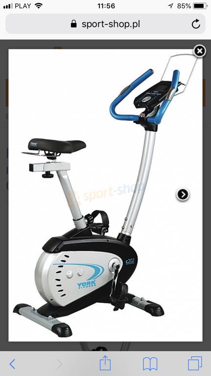 York fitness cheap exercise bike c202