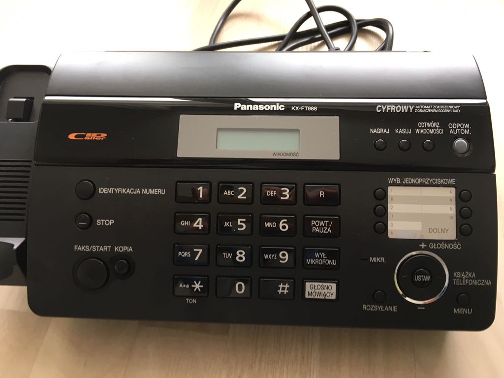 Telefaks termiczny Panasonic kx-ft988 okazja fax