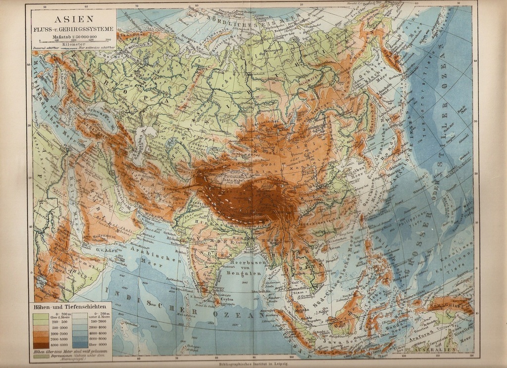 AZJA HIMALAJE ROK 1895