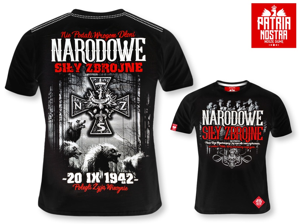 Koszulka PATRIOTYCZNA Narodowe Siły Zbrojne NSZ