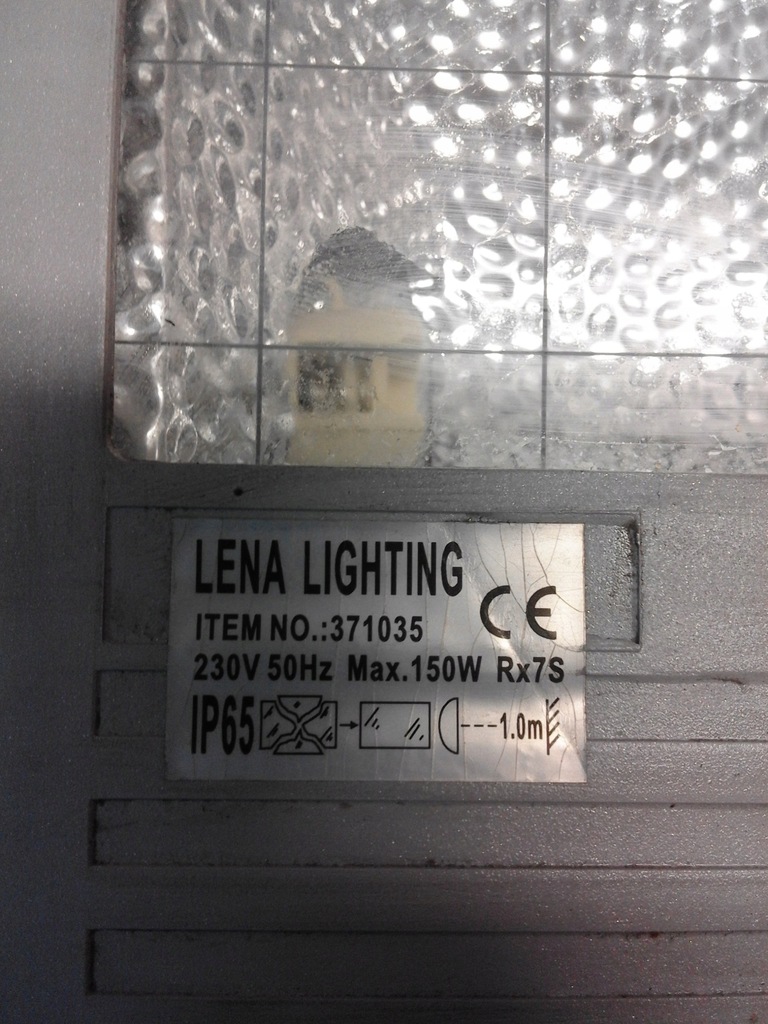 Naświetlacz Lena Lighting Torso 371035 150W Rx7S