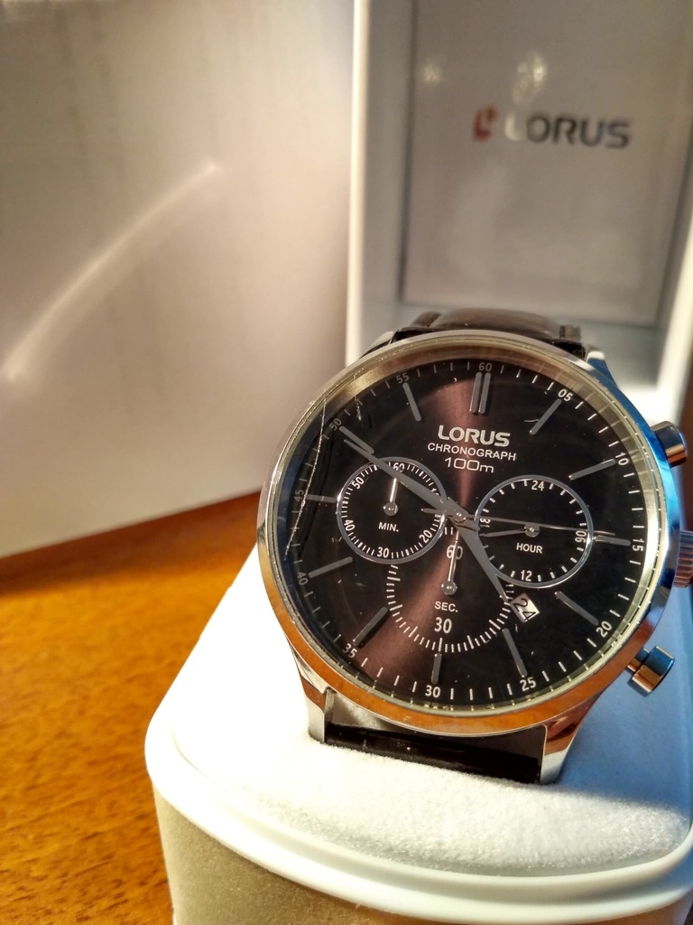 Zegarek męski LORUS Chronograph RT389EX9 / Gw 6msc