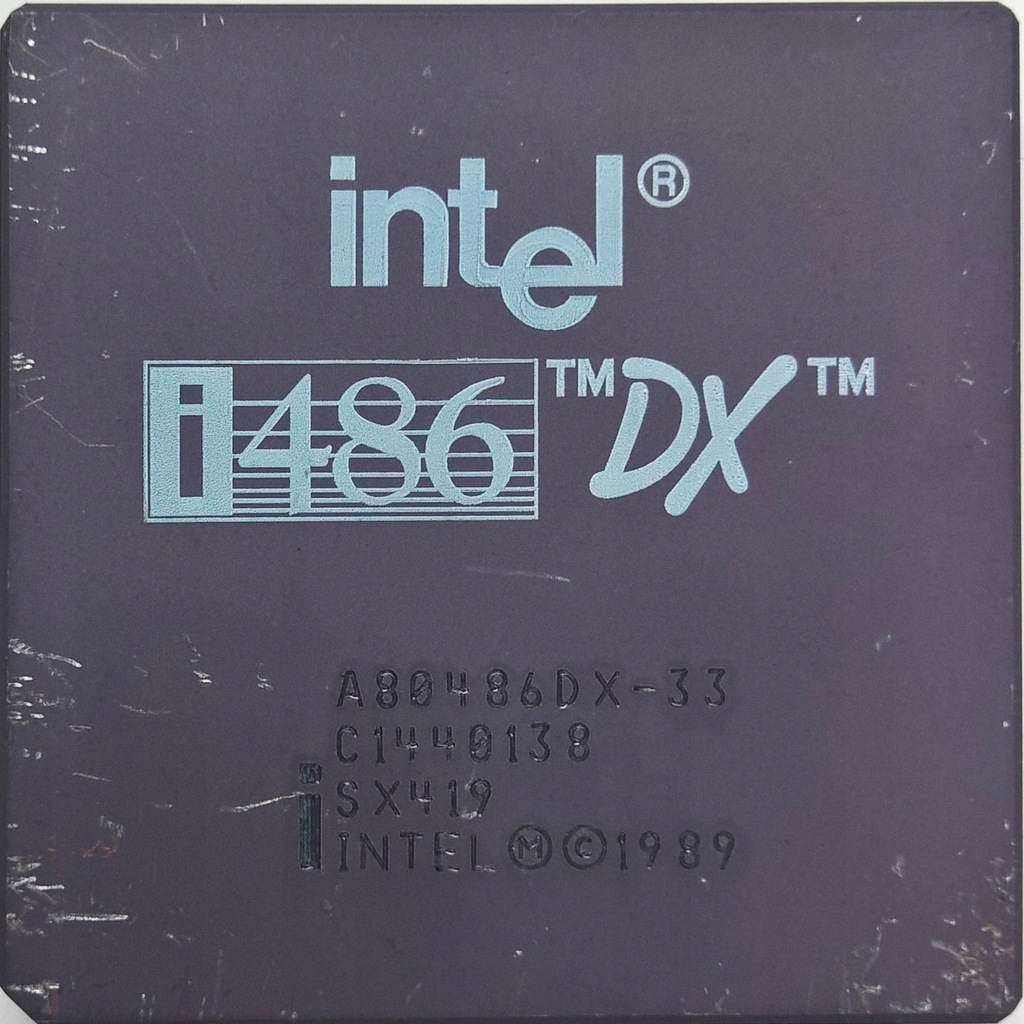 INTEL PENTIUM 486 DX 33 100% OK UzL