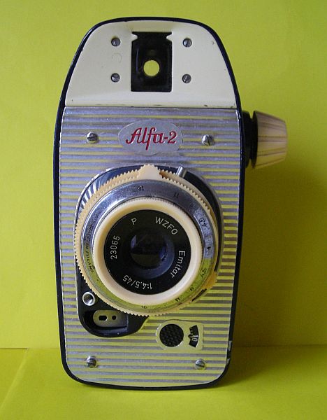 ALFA 2 --- GRANATOWA -- polski aparat - lata 60-te