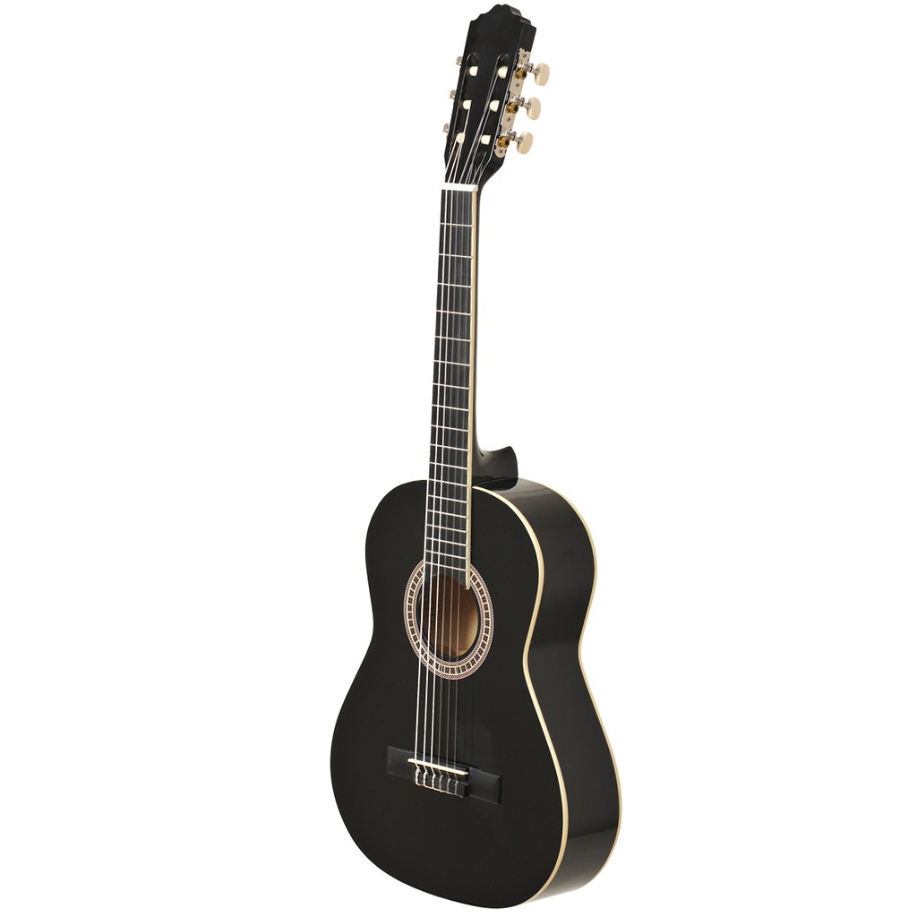 Gitara Klasyczna EV-125 3/4 Black + Tuner+pokr