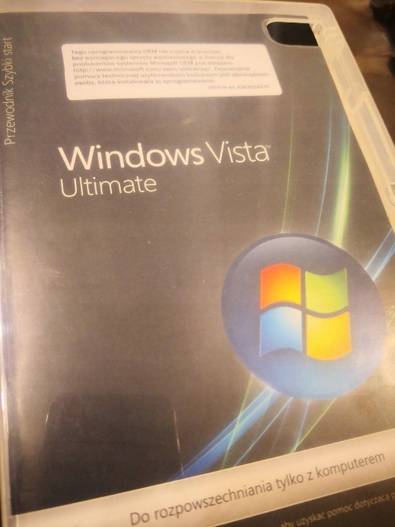 Windows Vista Ultimate 32 bit od 1 zł!