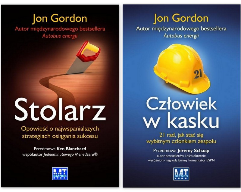 Stolarz + Człowiek w kasku Poradniki Jon Gordon