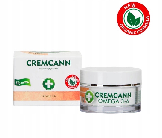 KREM KONOPNY CREMCANN OMEGA 3-6 + GRATIS