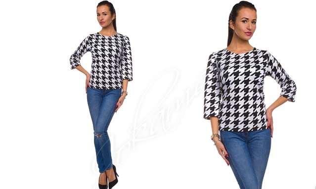 JOKAMAR BLUZKA PEPITKA  S/M 0193