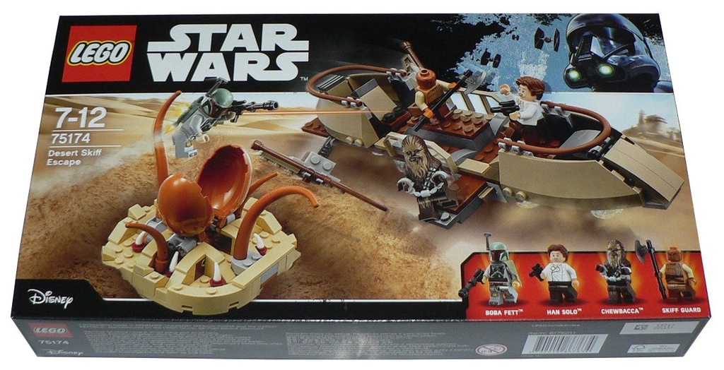 Lego 75174 - Star Wars UCIECZKA NA PUSTYNNEJ BARCE