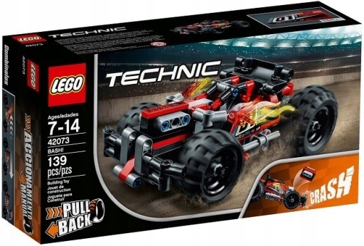 LEGO TECHNIC Czerwona Wyścigówka 42073