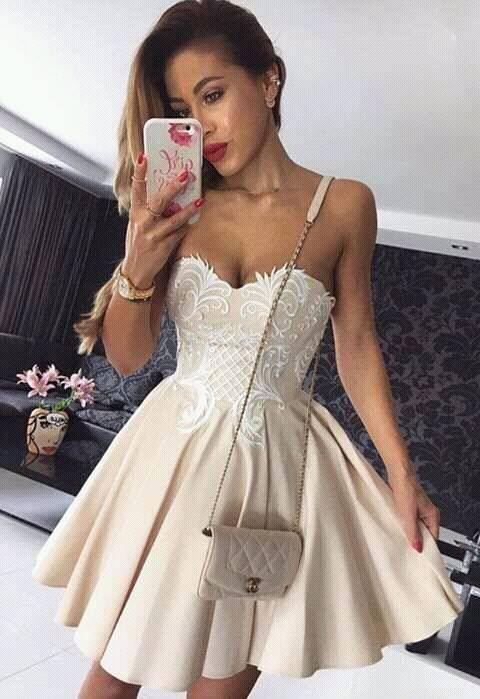 SUKIENKA LOU - Chantal Nude rozm . M   HIT !