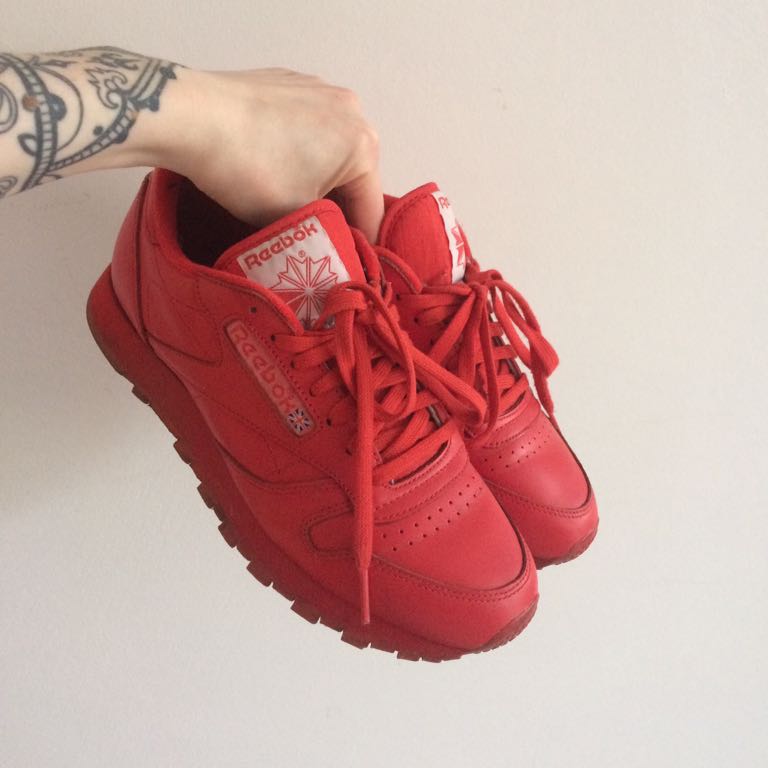 reebok classic leather gum damskie