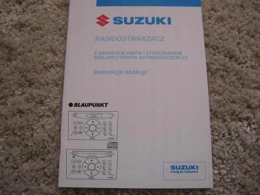 Suzuki radio blaupunkt instrukcja obsługi radia