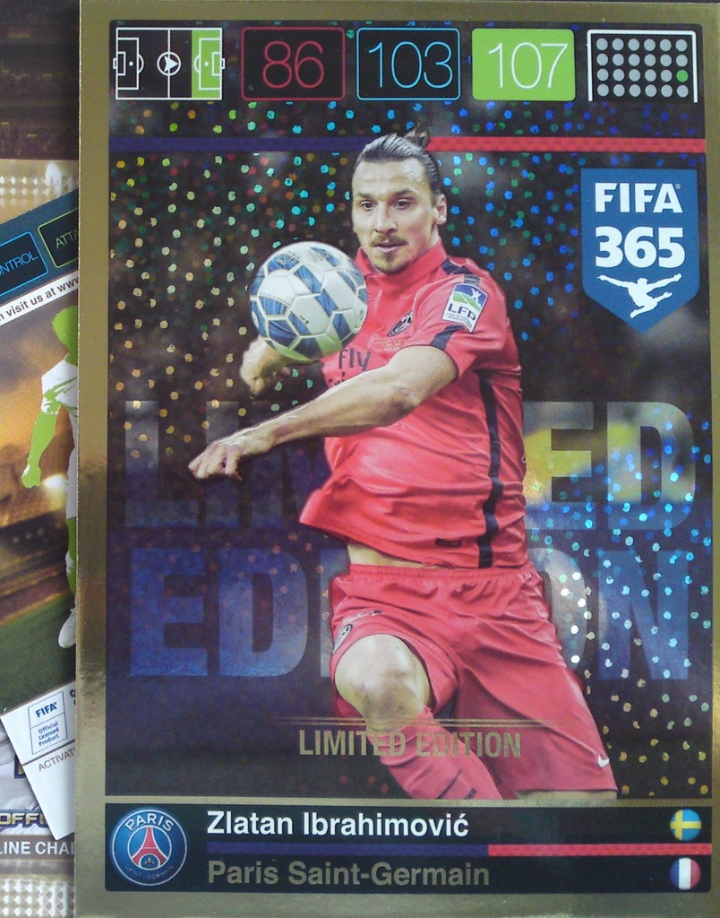 FIFA 365 TOP TEAMS Panini IBRAHIMOVIC Limited XXL