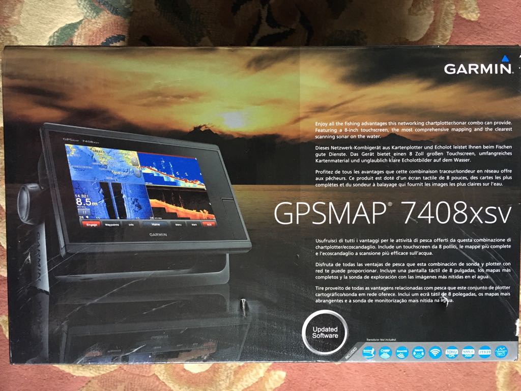 Echosonda Ploter Garmin GPSMAP 7408XSV + GT52HW-TM