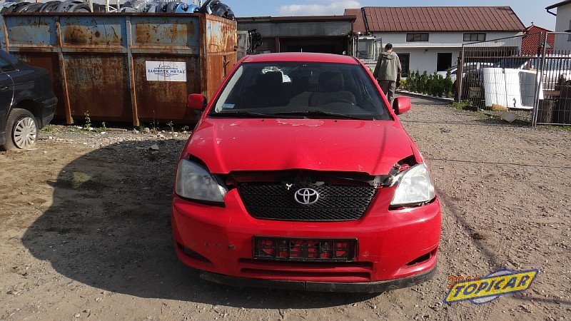 Corolla E12 maska 3D 5D kod lakieru 3E5  czerwona