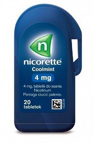 NICORETTE COOLMINT 4mg, 20 tabletek do ssania