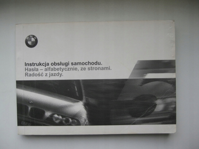 BMW 5 E39 Polska instrukcja E39 oryginalna 95-04
