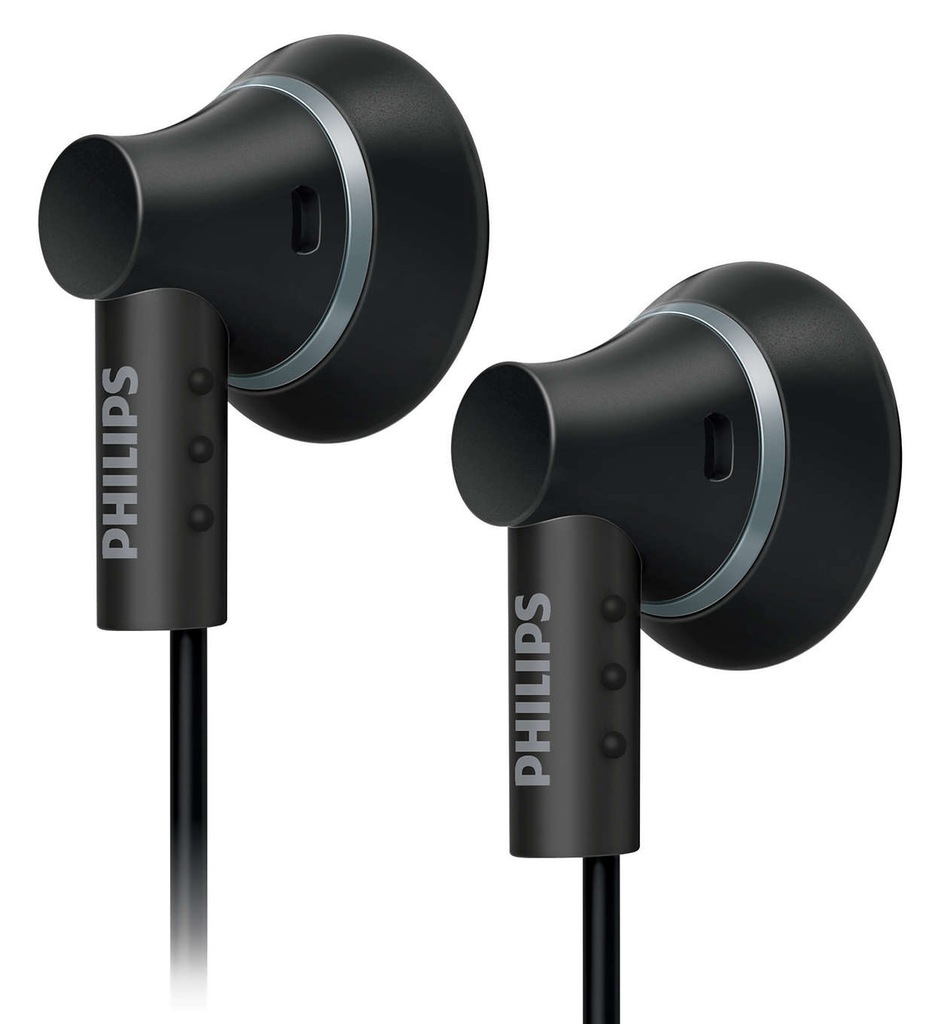SŁUCHAWKI DOUSZNE PHILIPS SHE3000 SUPER BASS CZARN