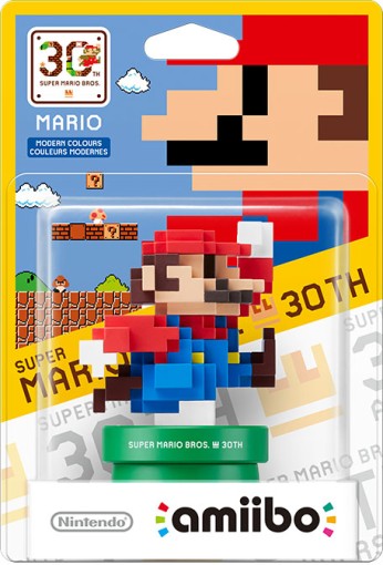 AMIIBO Mario Modern 8-BIT 30th Anniversary * W-wa