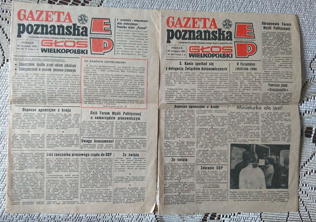 GAZETA POZNAŃSKA GŁOS WIELKOPOLSKI EXPRESS POZNAŃS