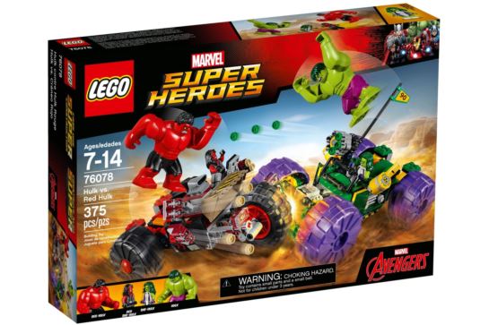 LEGO Super Heroes Hulk Kontra Czerwony Hulk 76078