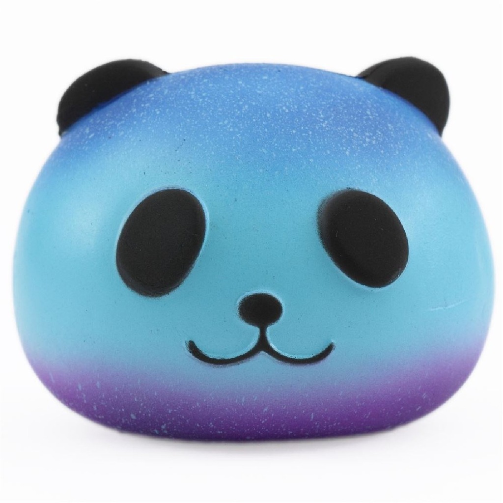 SQUISHY JUMBO PANDA NIEBIESKA SKŁISZI GNIOTEK
