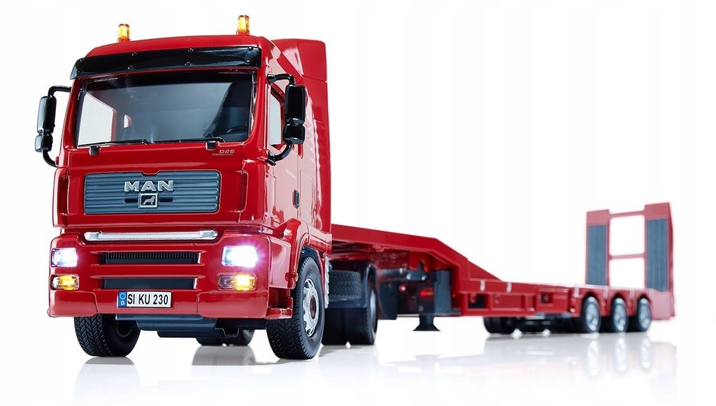 SIKU 6721 MAN TGA + NACZEPA NISKOPODWOZIOWA Z743