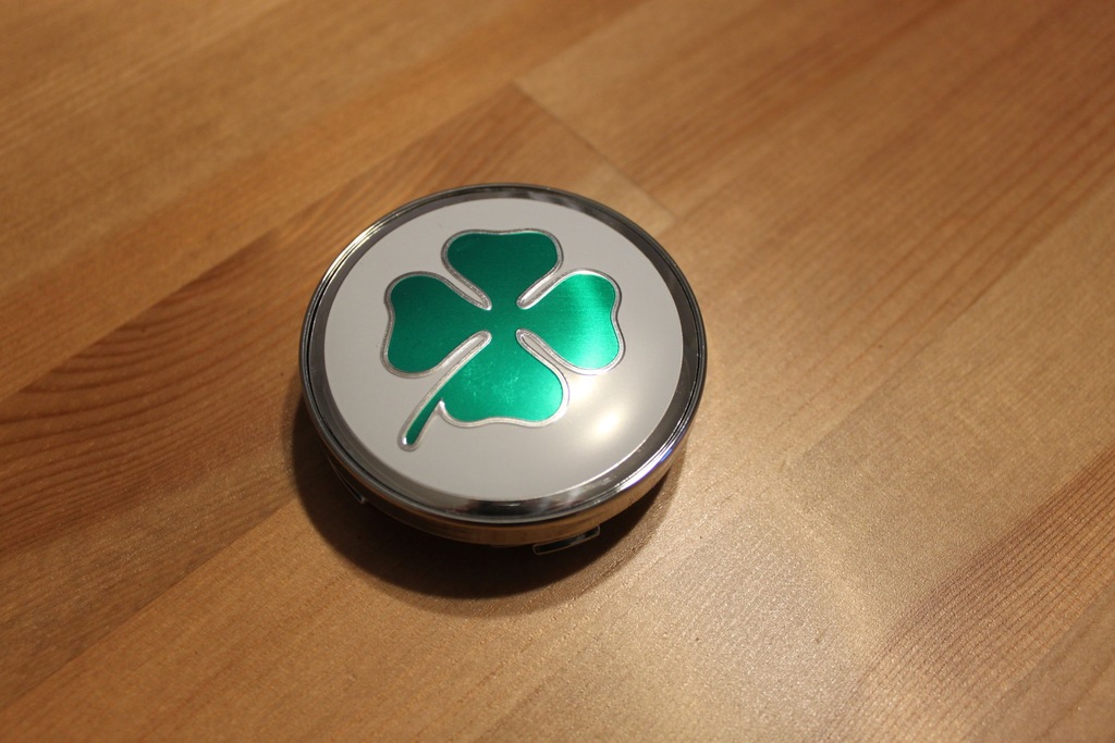 Logo Alfa Romeo felgi dekielki QV koniczynka 60mm 7292407152