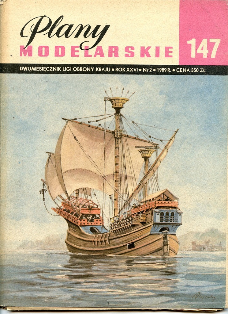 PLANY MODELARSKIE Nr 147/1989