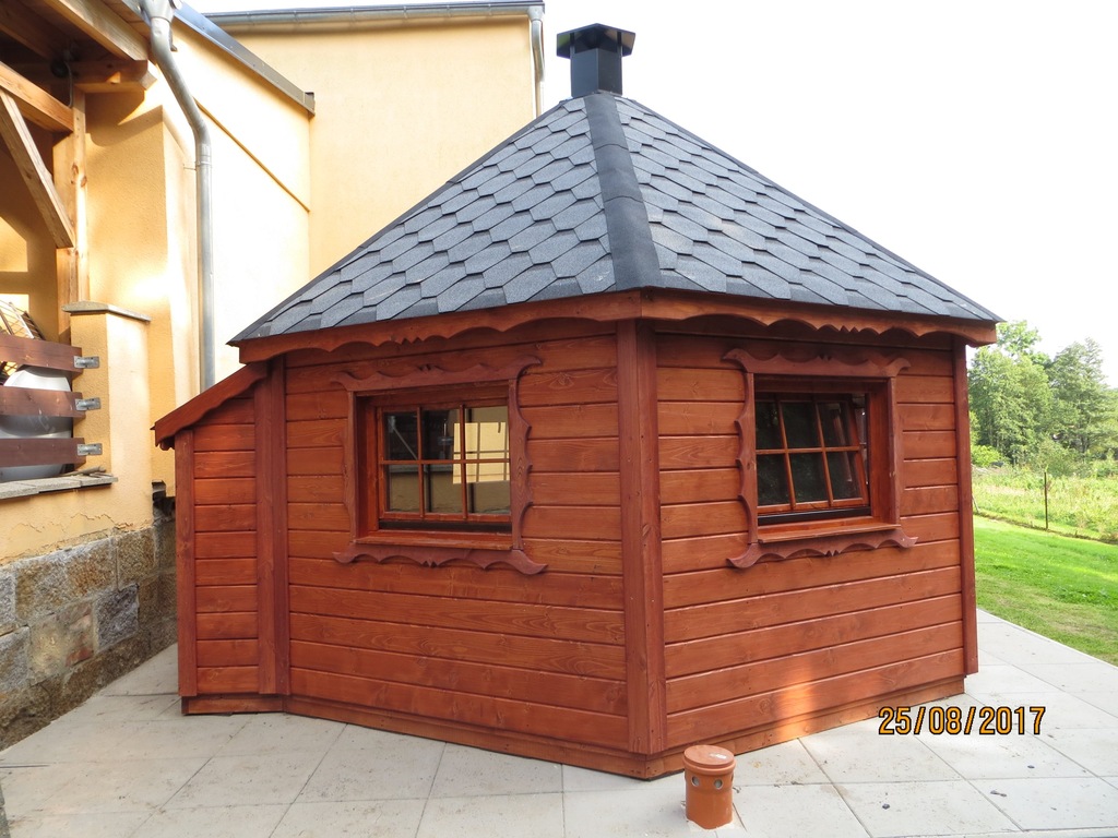 W CENIE GRILL domek grillowy 390 altana z GRILLEM
