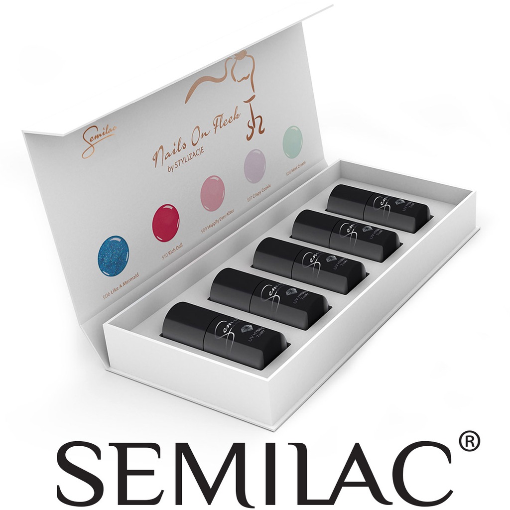 SEMILAC BY STYLIZACJE – ZESTAW NAILS ON FLEEK