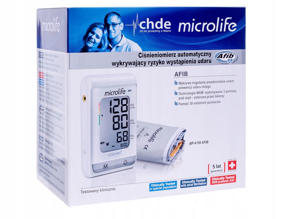Ciśnieniomierz Naramienny Microlife BP A150 AFIB 7507557736